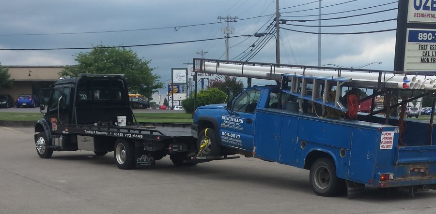 Gentry Towing and Recovery Trucks in Action