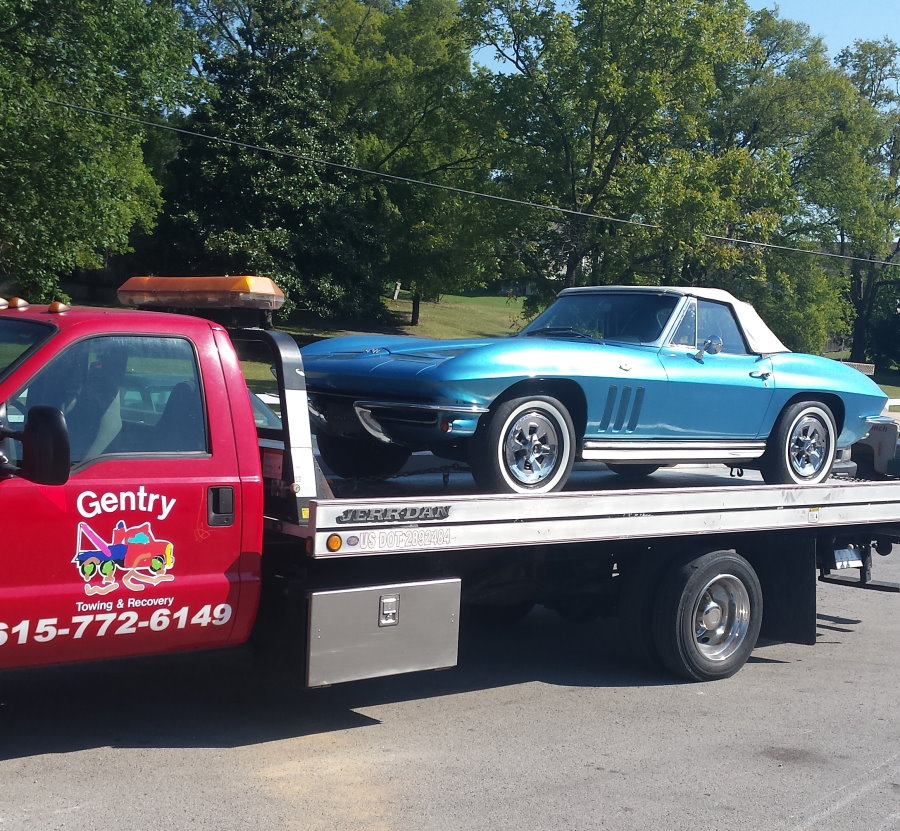 Gentry Towing and Recovery Trucks in Action